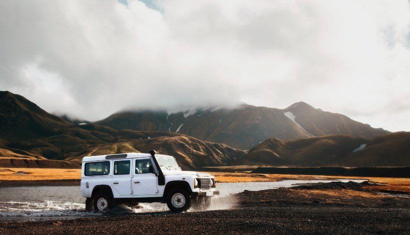 Une piste en Islande