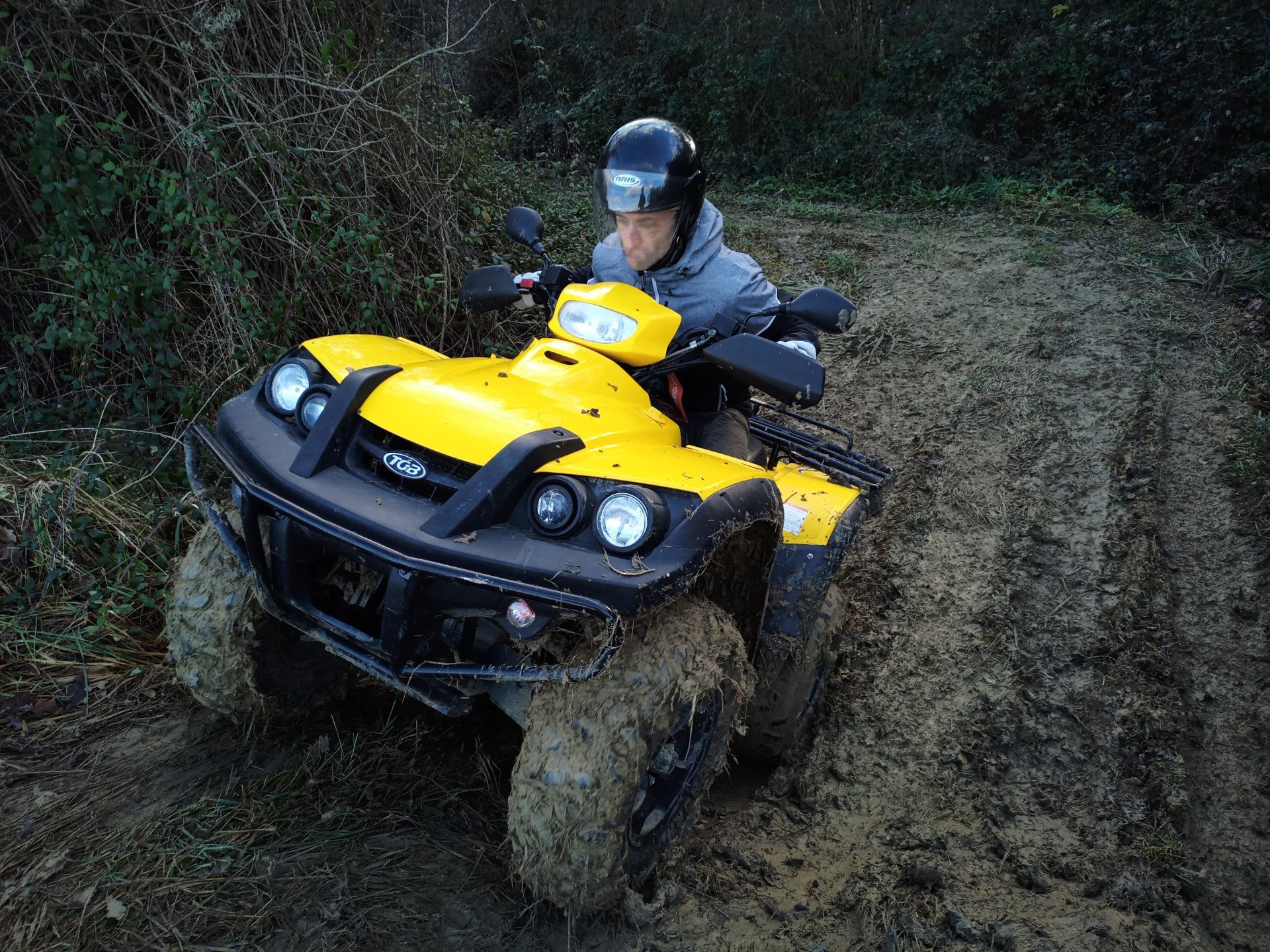 Des Quads pour adultes, adaptés Bi-place.