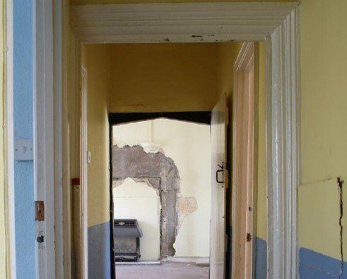 Original door frame on first floor Original door frame on first floor