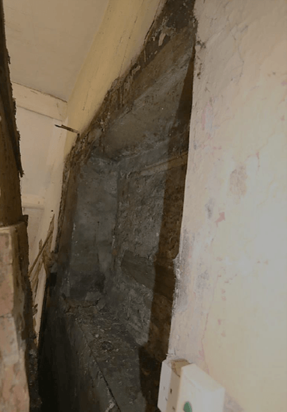 Concealed window in attic Concealed window in attic