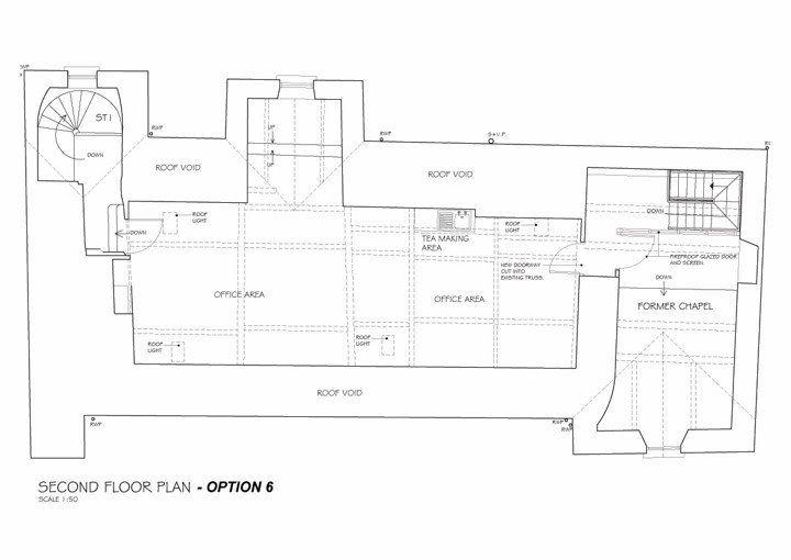Proposed second floor Proposed second floor