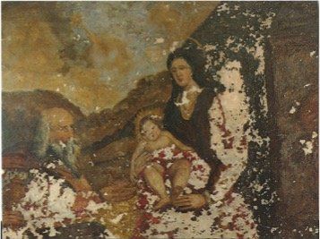 Adoration of the Magi on display in Abergavenny Museum