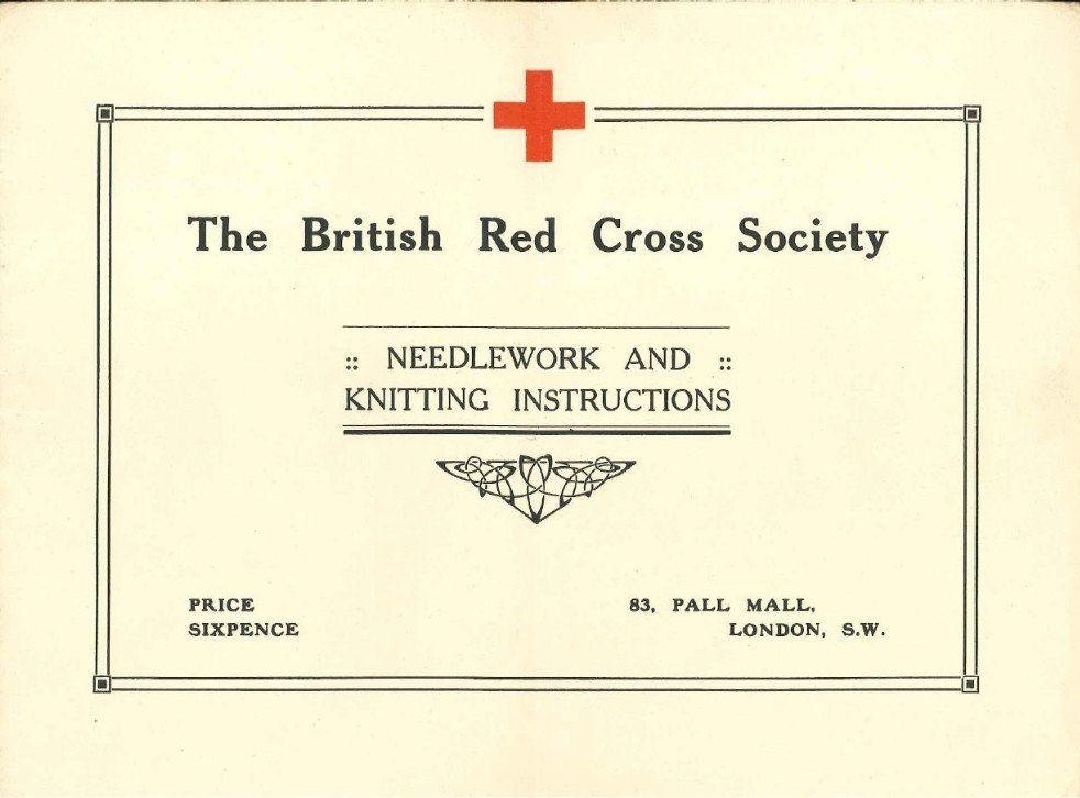 Red Cross knitting instructions