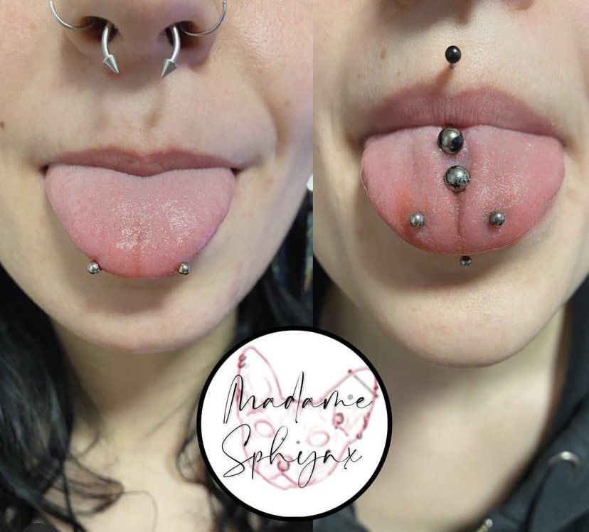 Tattoo Piercing Black Buddha Madame Sphynx tätowieren piercen
