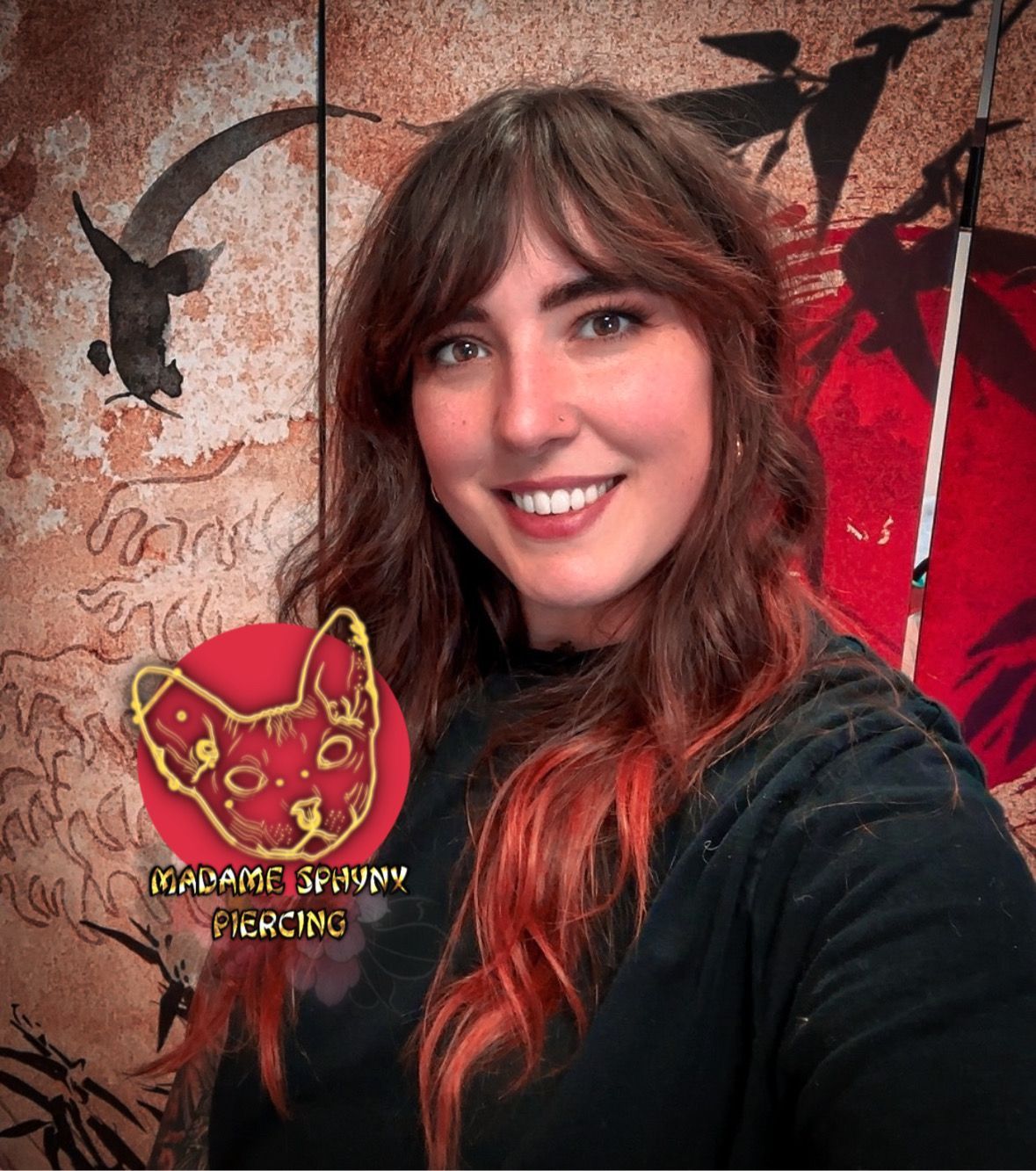 Piercerin Carina Black Buddha tattoo Tattoostudio Krems tätowieren tatowieren piercen piercing piercingstudio madame sphynx