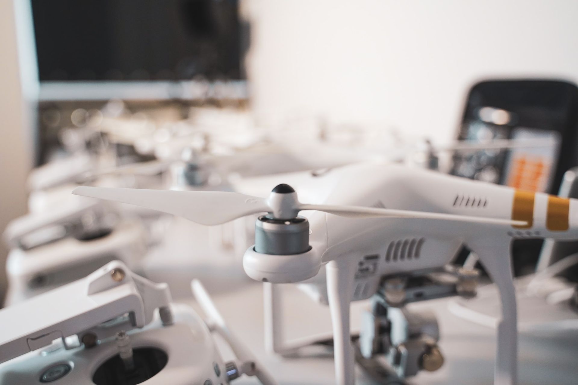 Älteres Drohnenmodell für Vermessung