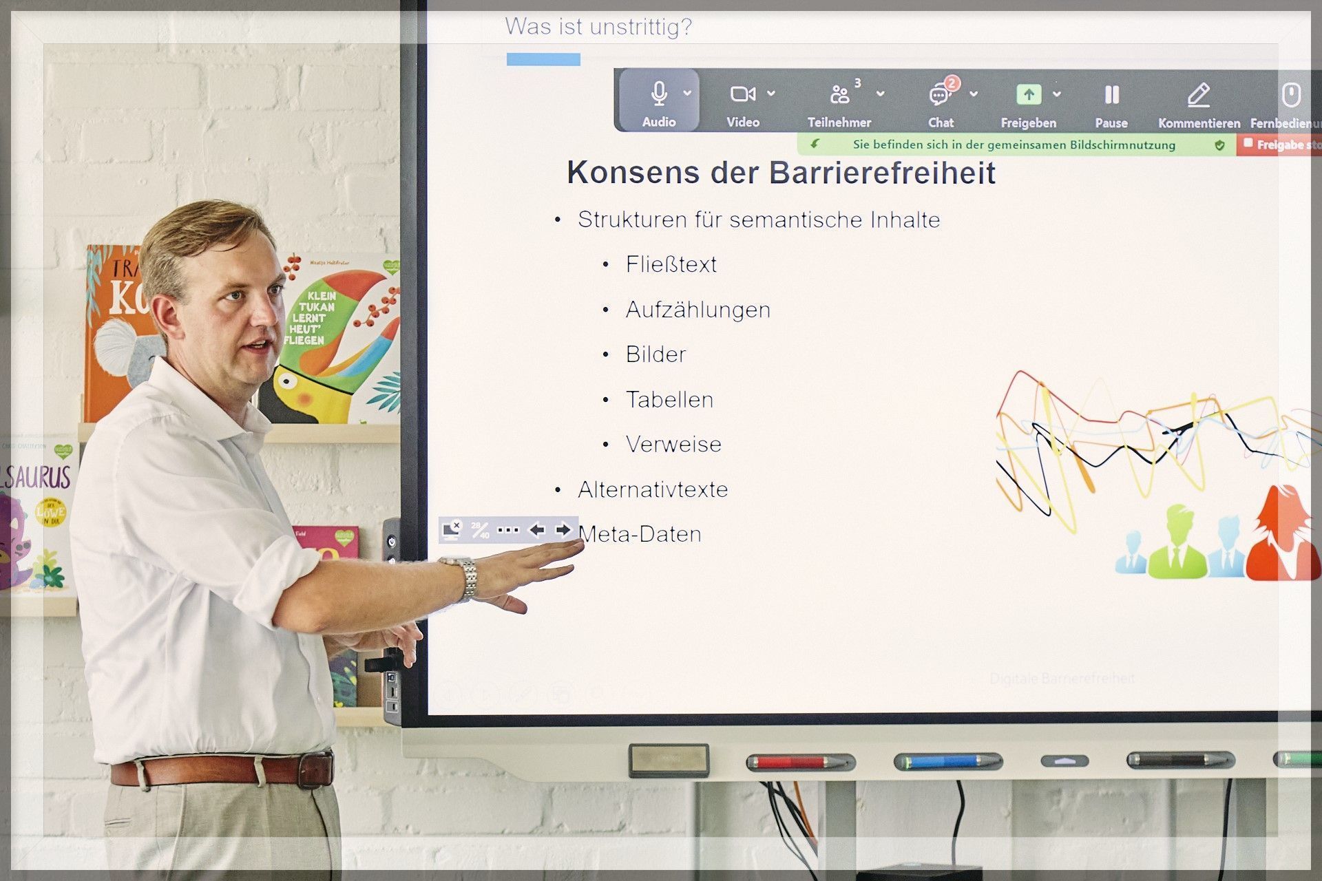 Sebastian Jansen-Winkeln bei seinem Vortrag 2024