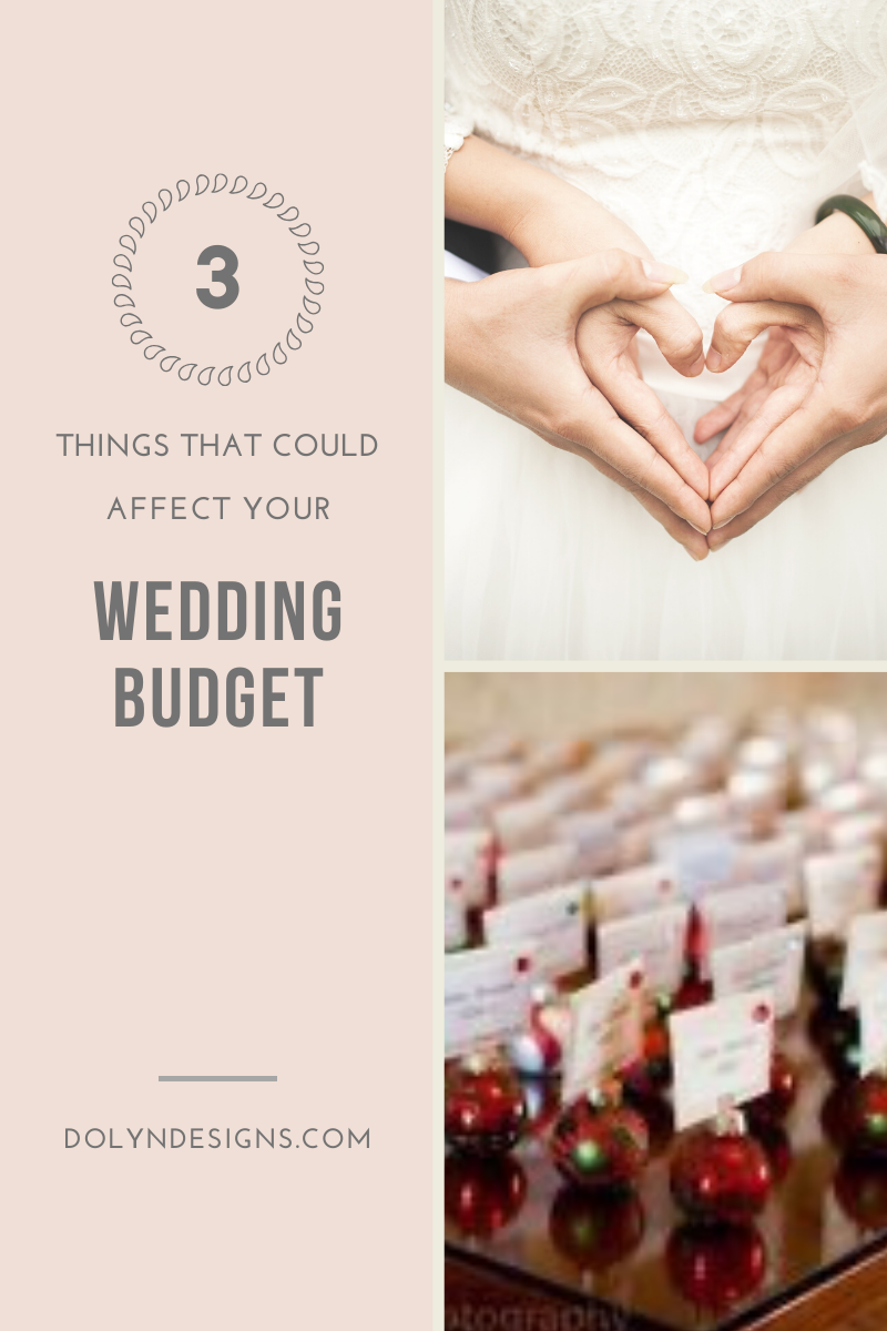 3 things that could affect your wedding budget and add to your wedding planning stress