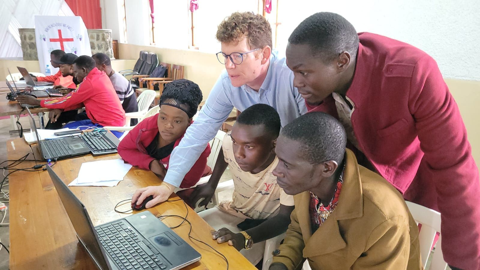 Dreh der ersten Szene