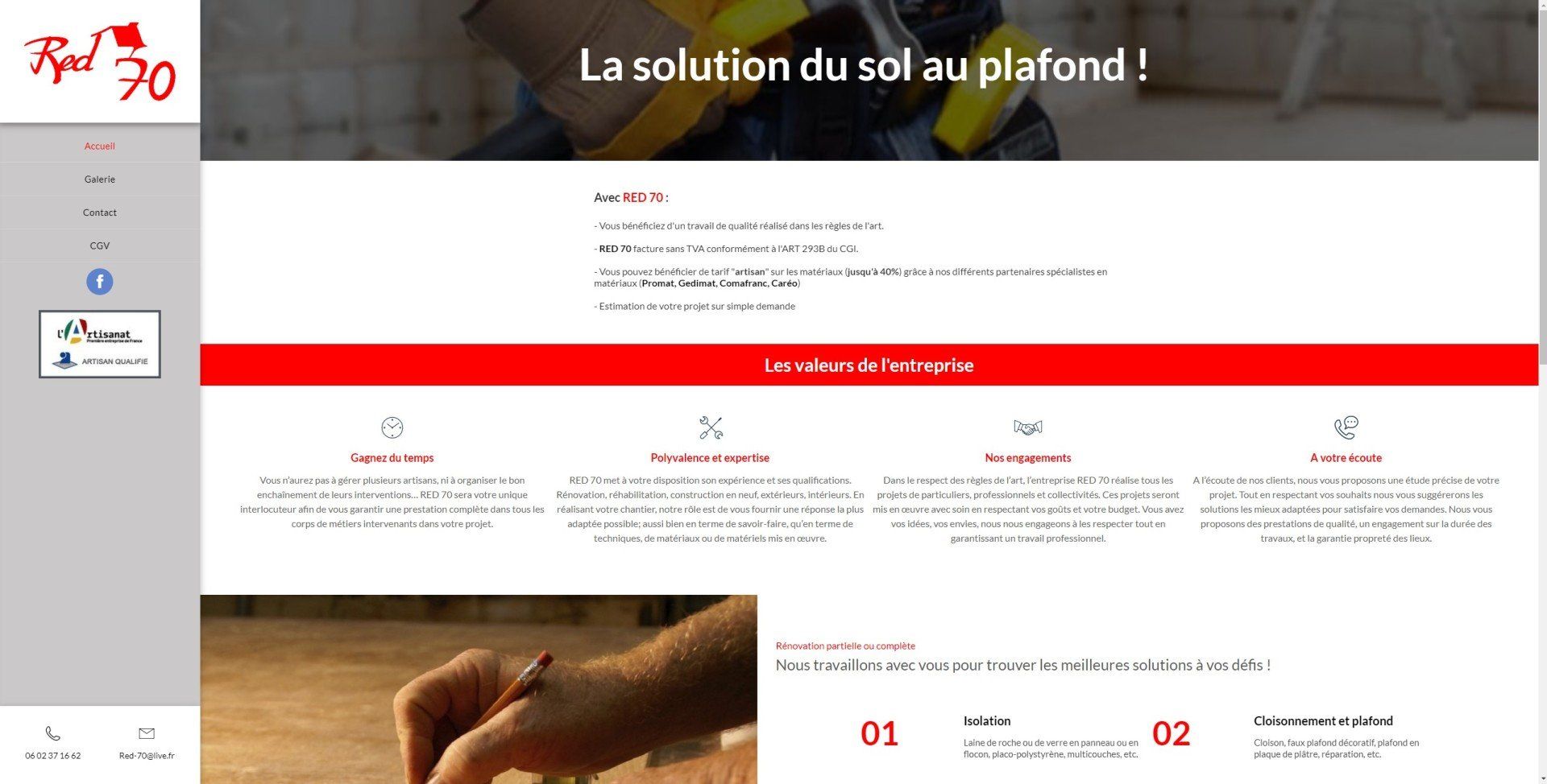 Site internet red 70