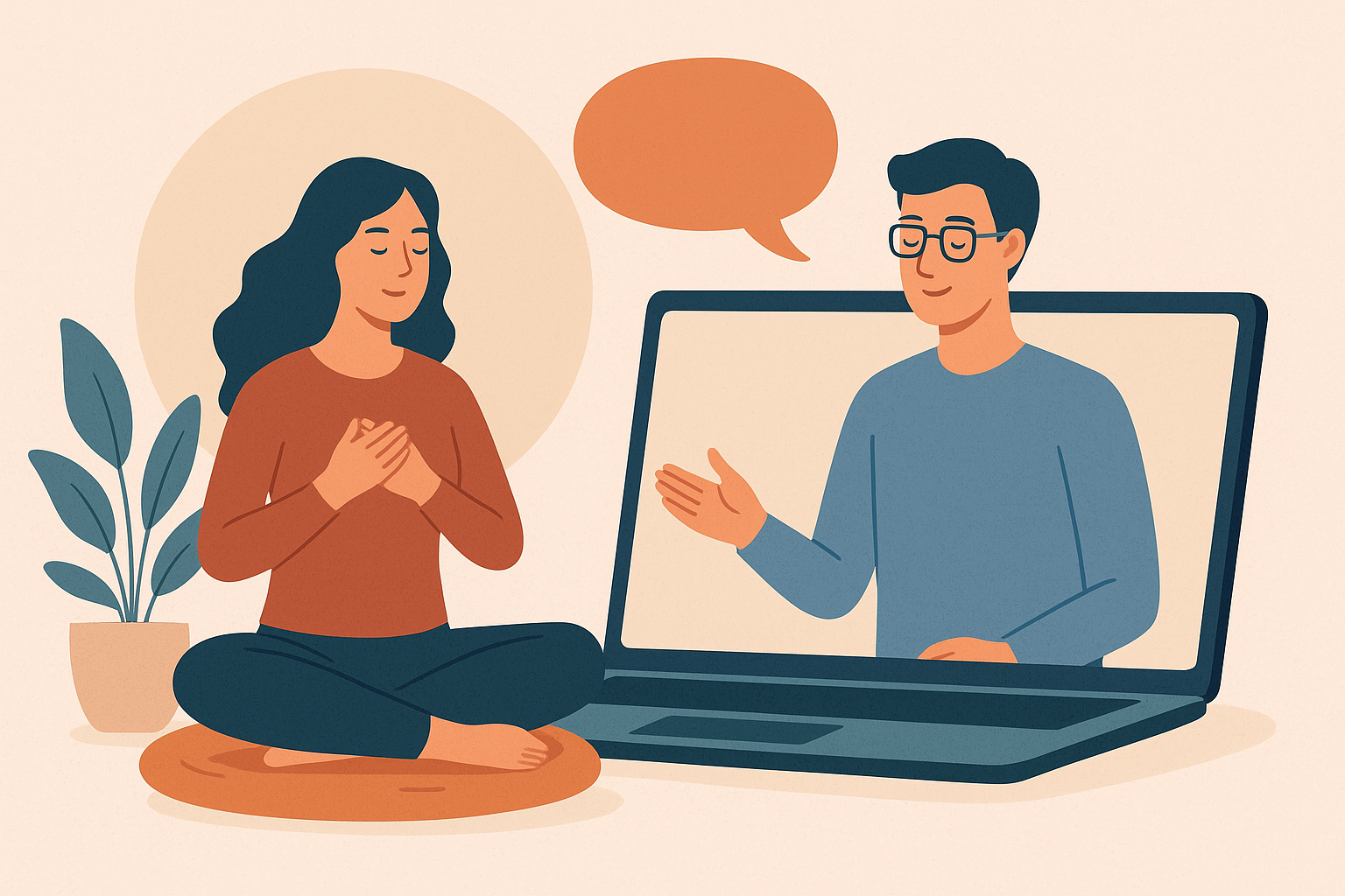 Online-Coaching ist zeitgemäß
tiefgehend,