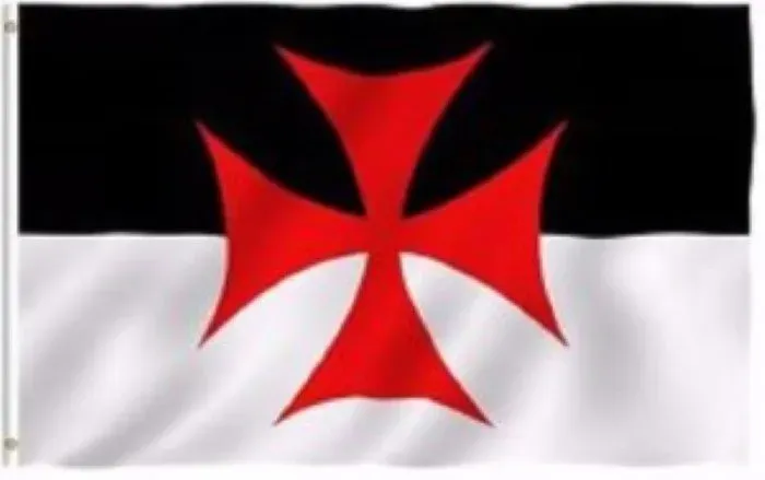 Knights Templar Battle Flag