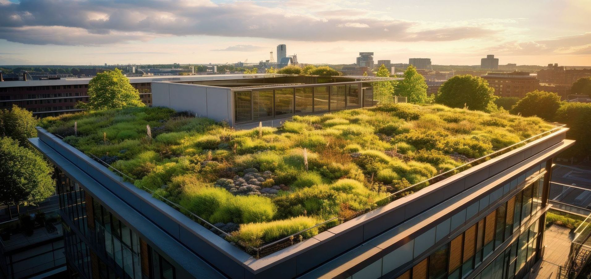 Dachbegrünung in Homburg, Saarland