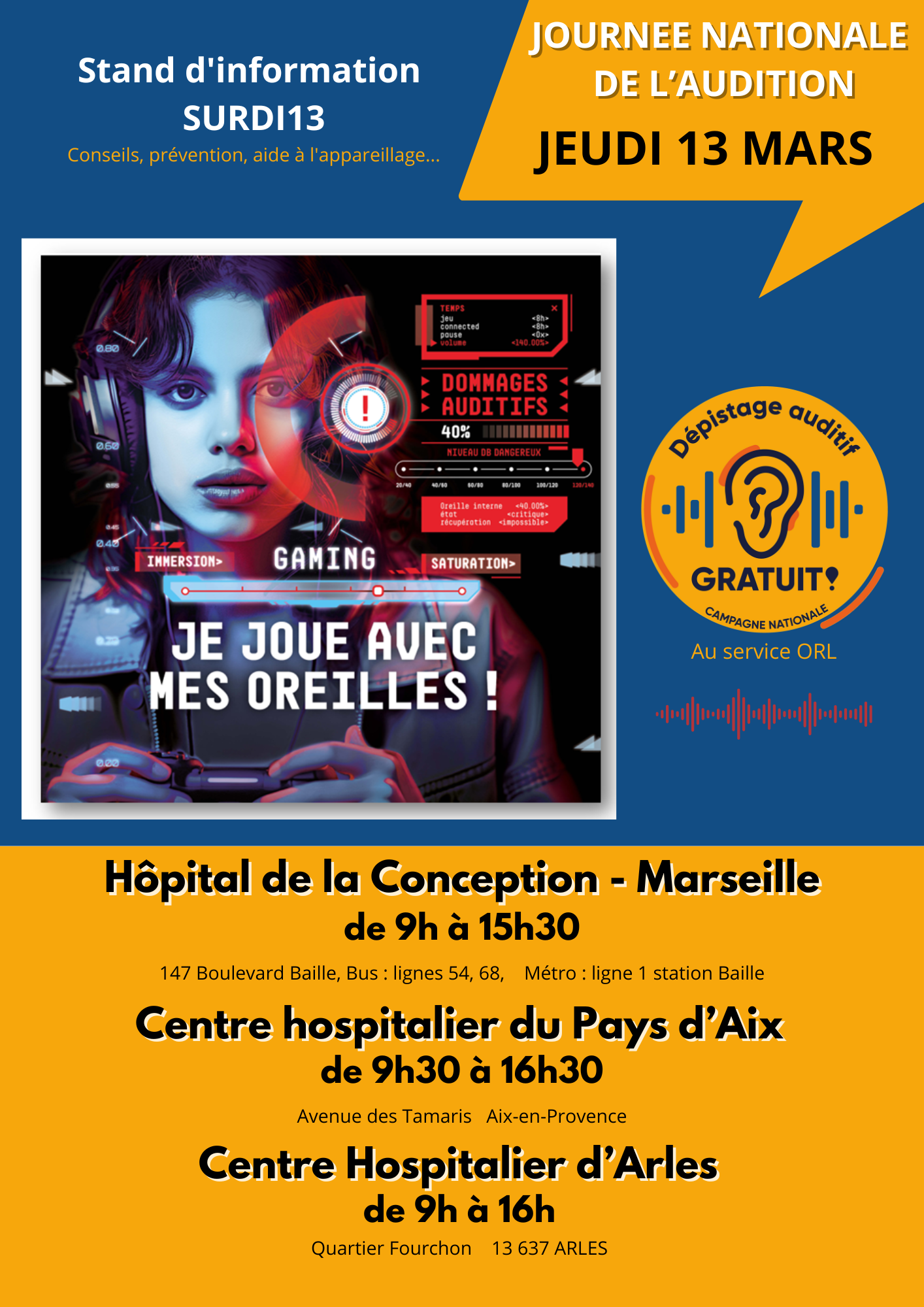 santé auditive gaming dépistage