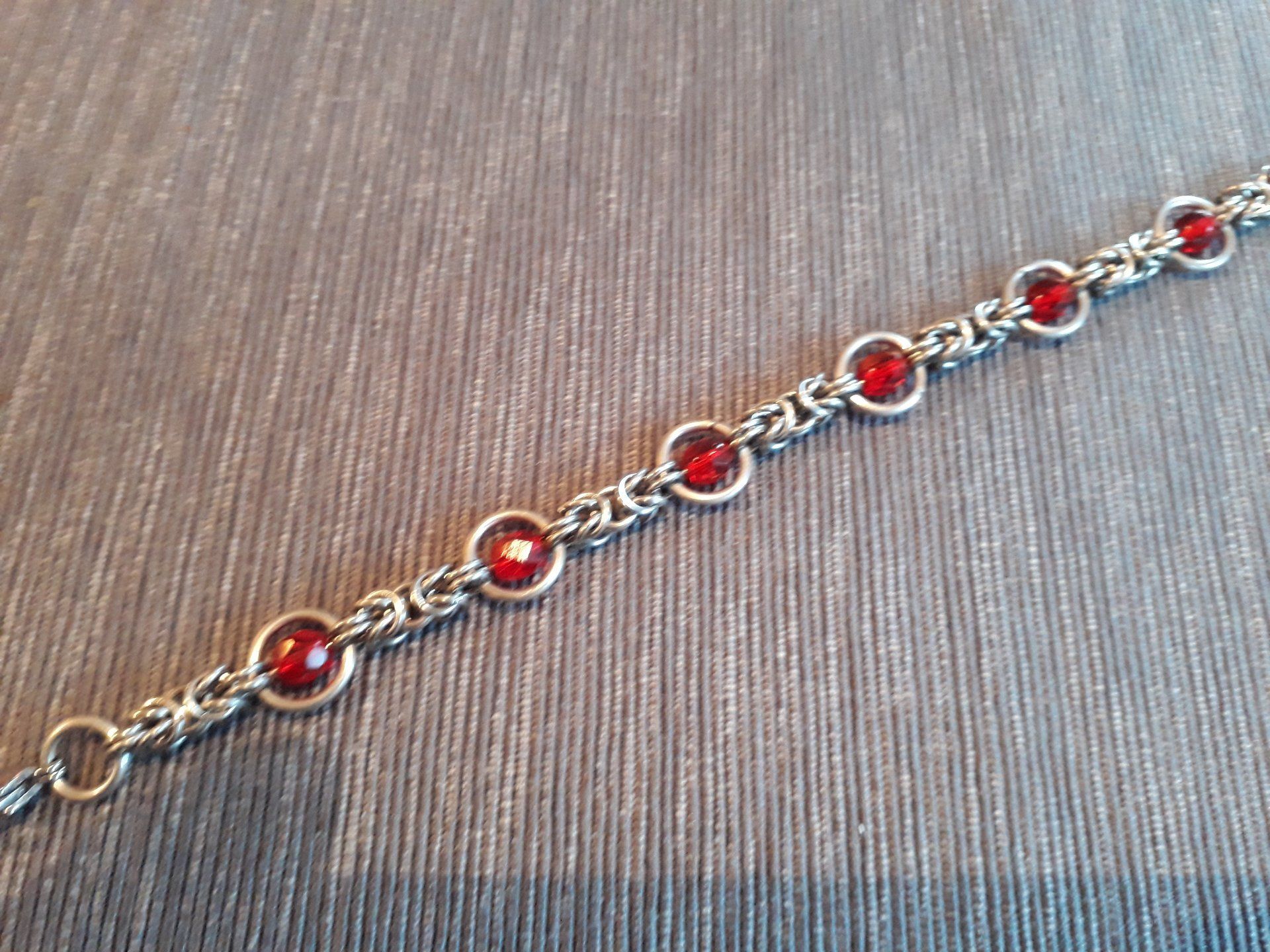 Königskette, Schmuck, Edelstahl, Bronze, Chainmaille, Halskette, Armkette, Byzanz, keltisch,