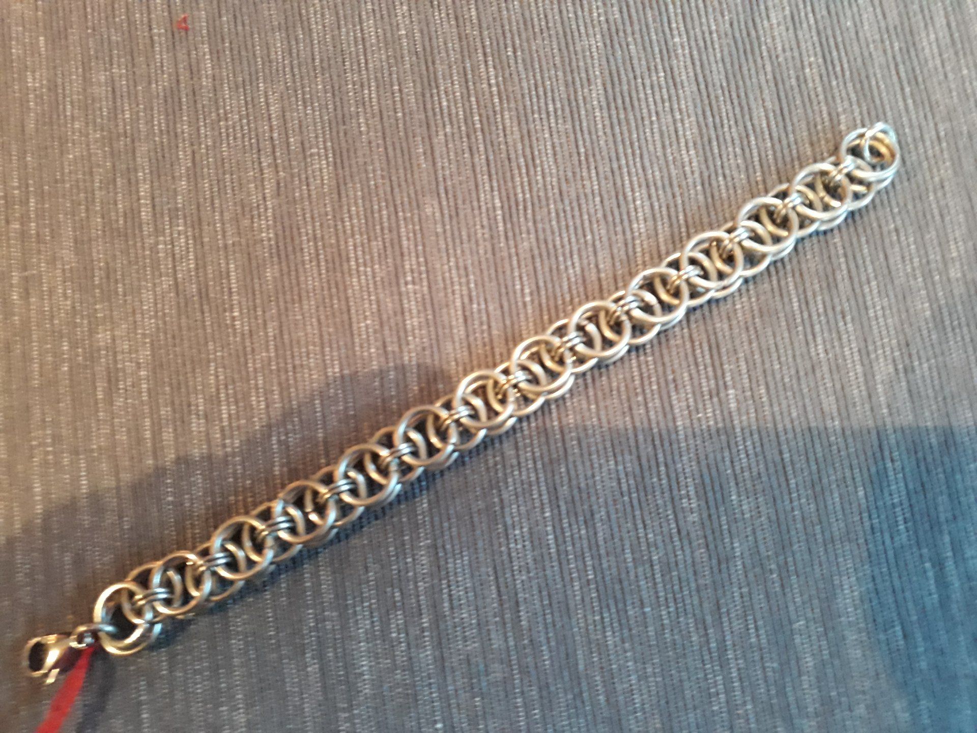 Königskette, Schmuck, Edelstahl, Bronze, Chainmaille, Halskette, Armkette, Byzanz, keltisch,