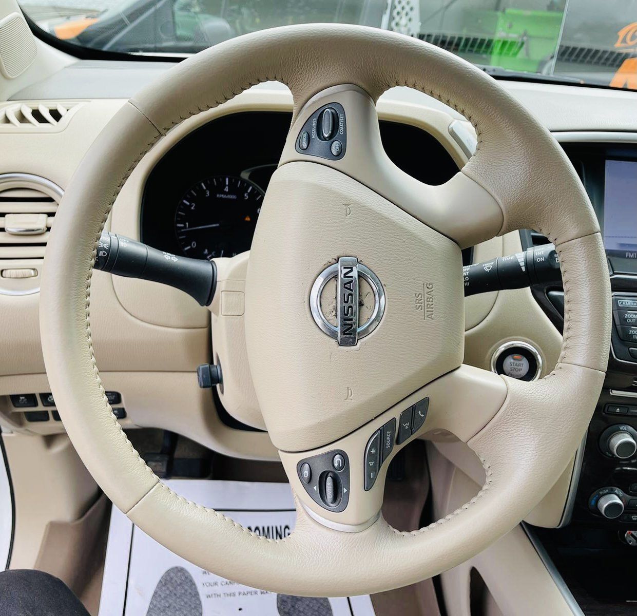 after steering wheel