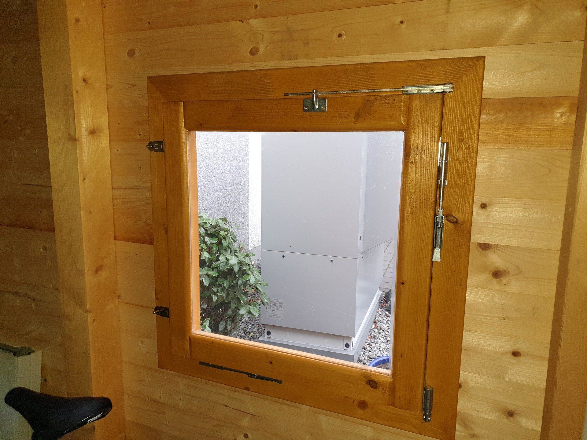 Fenster für Gartenhütte