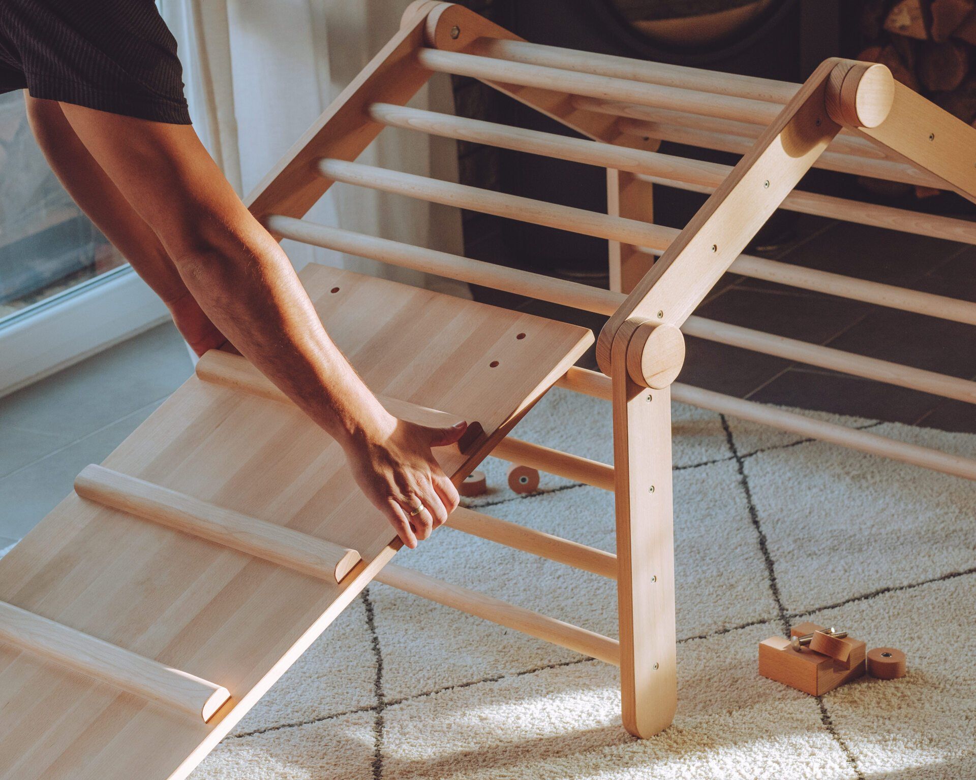 Kletterdreieck Rutsche