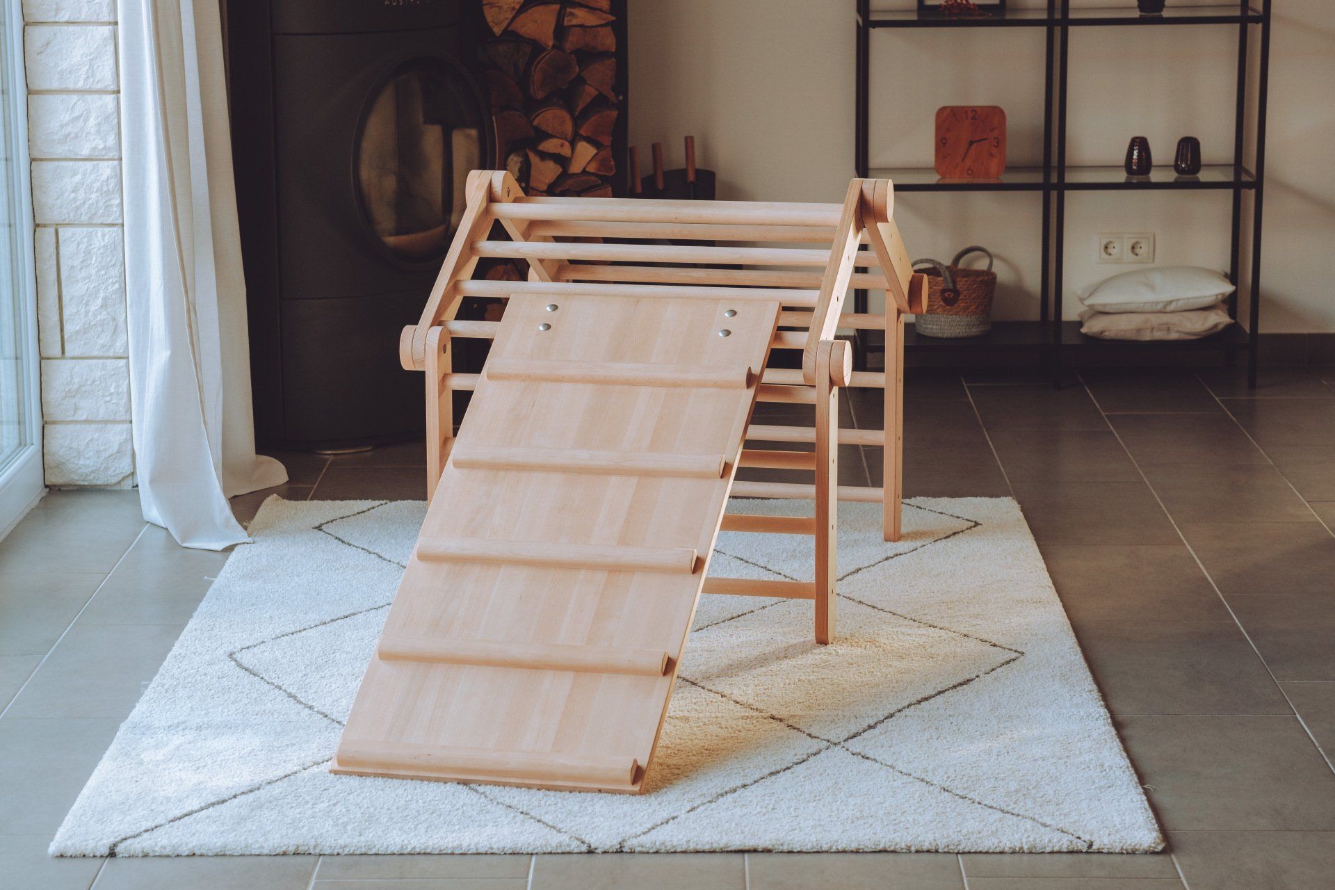 Kletterdreick aus Holz für Kinder