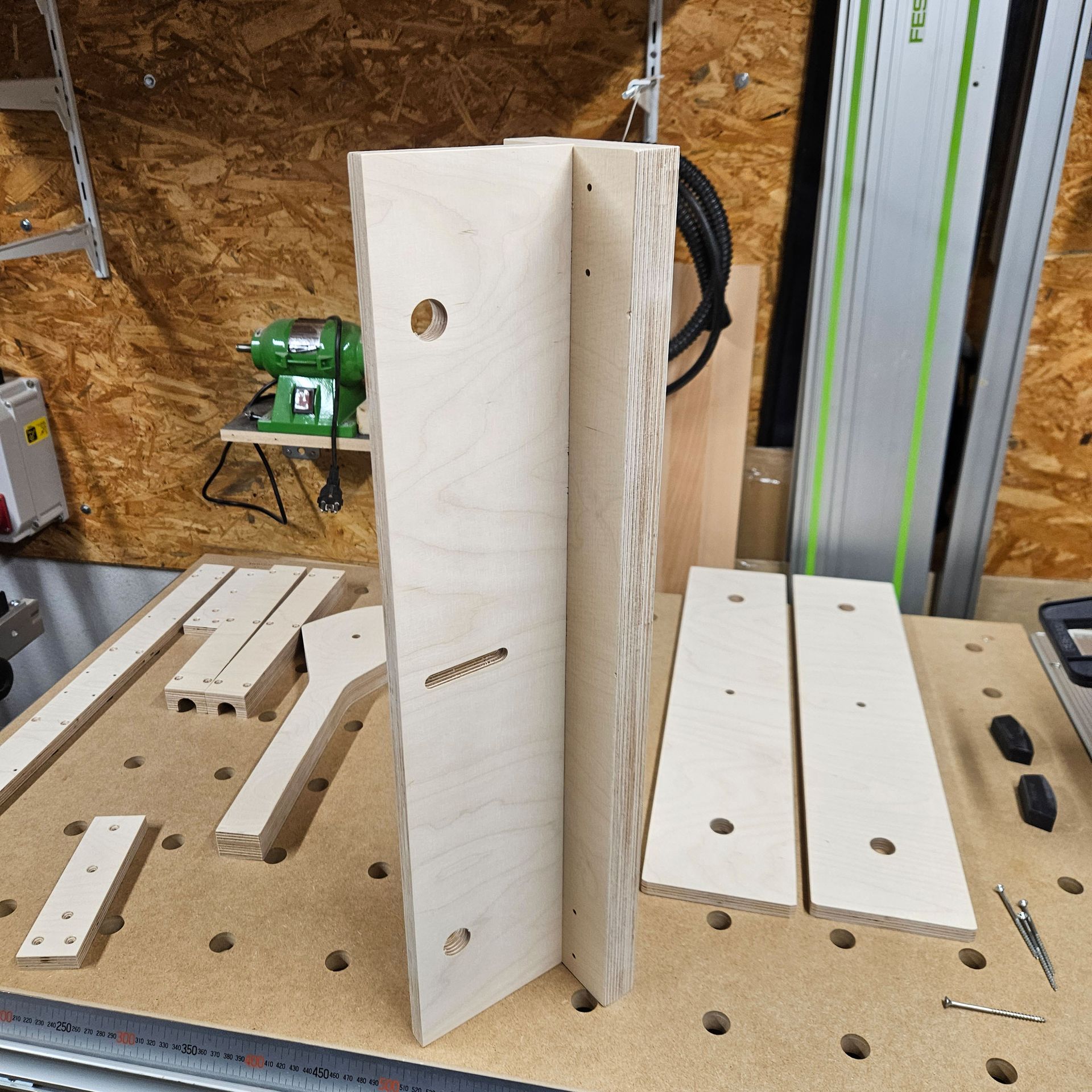 Einzelteile Rollvorrichtung für Festool MFT/3