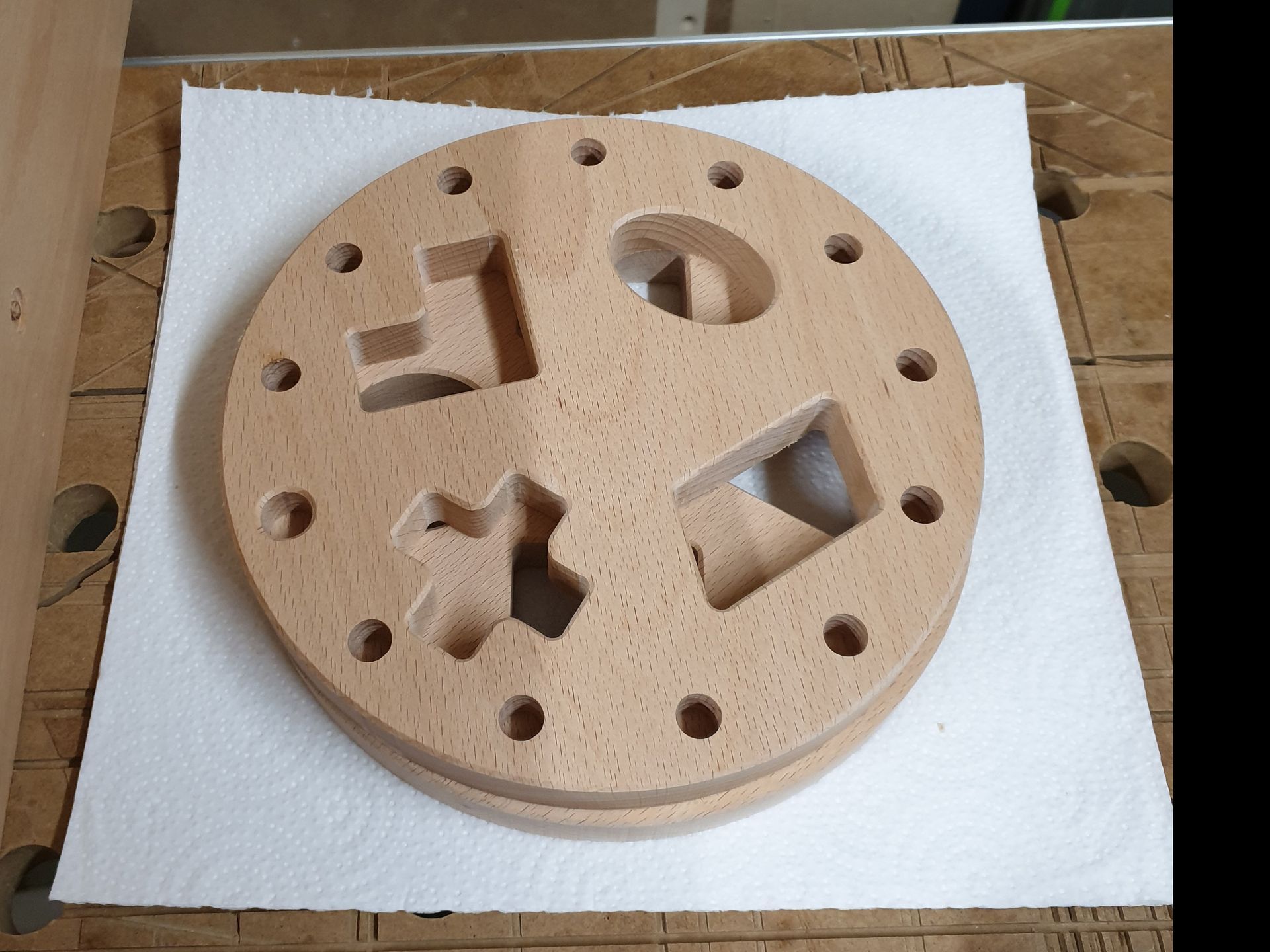 Massivholzplatten aus Buche für Spielrolle