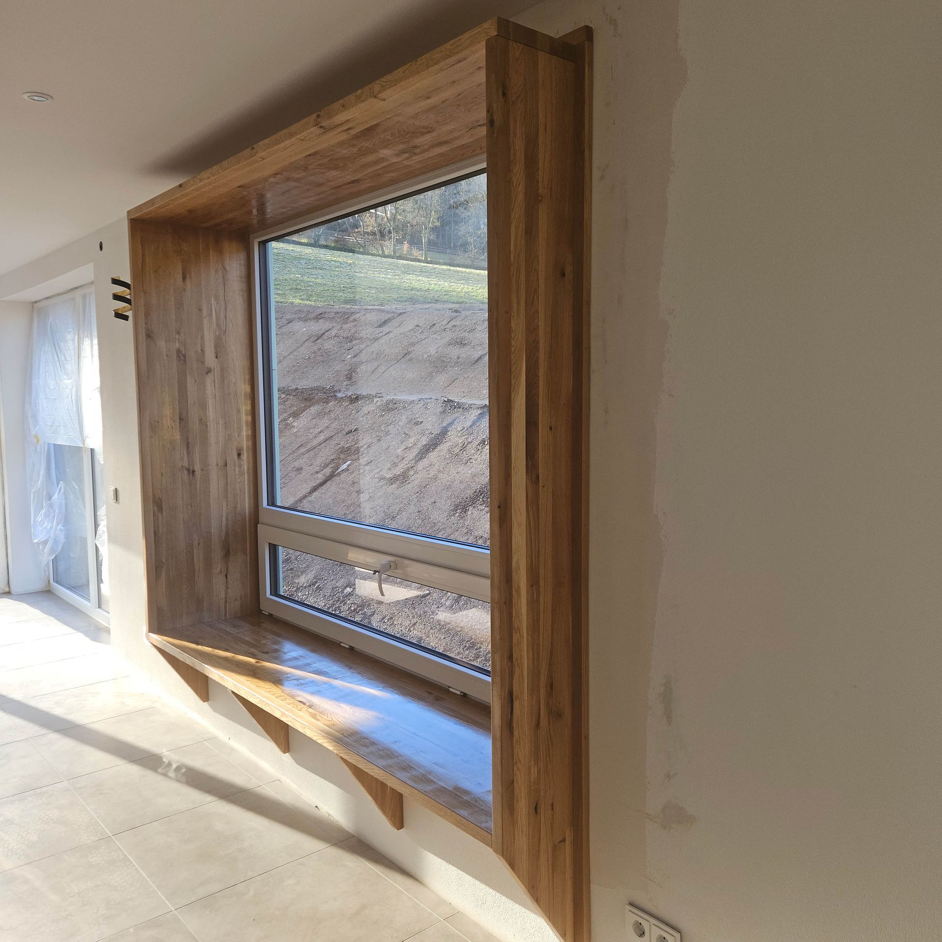 Sitzfenster aus Wildeiche