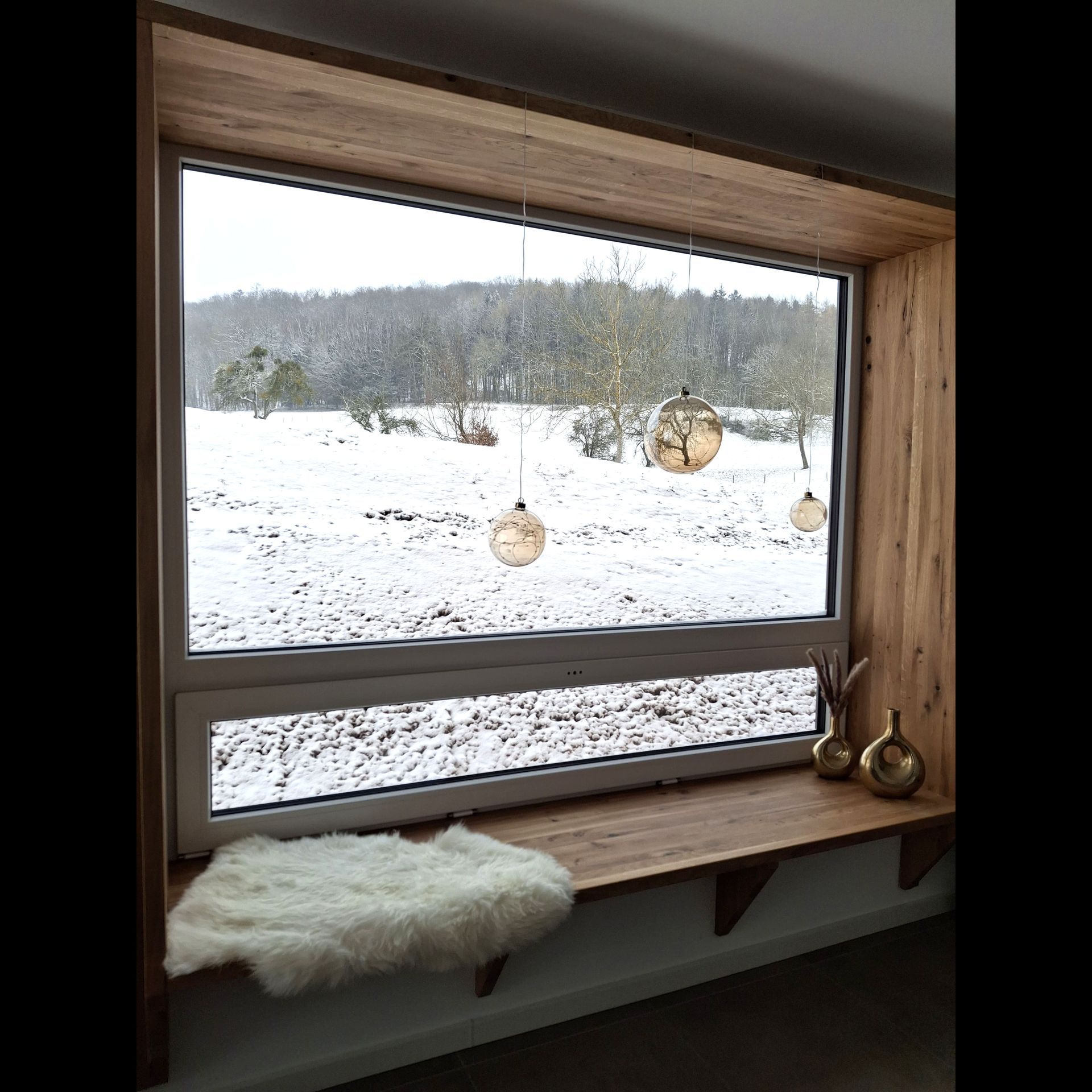 Sitzbrett aus Eiche massiv