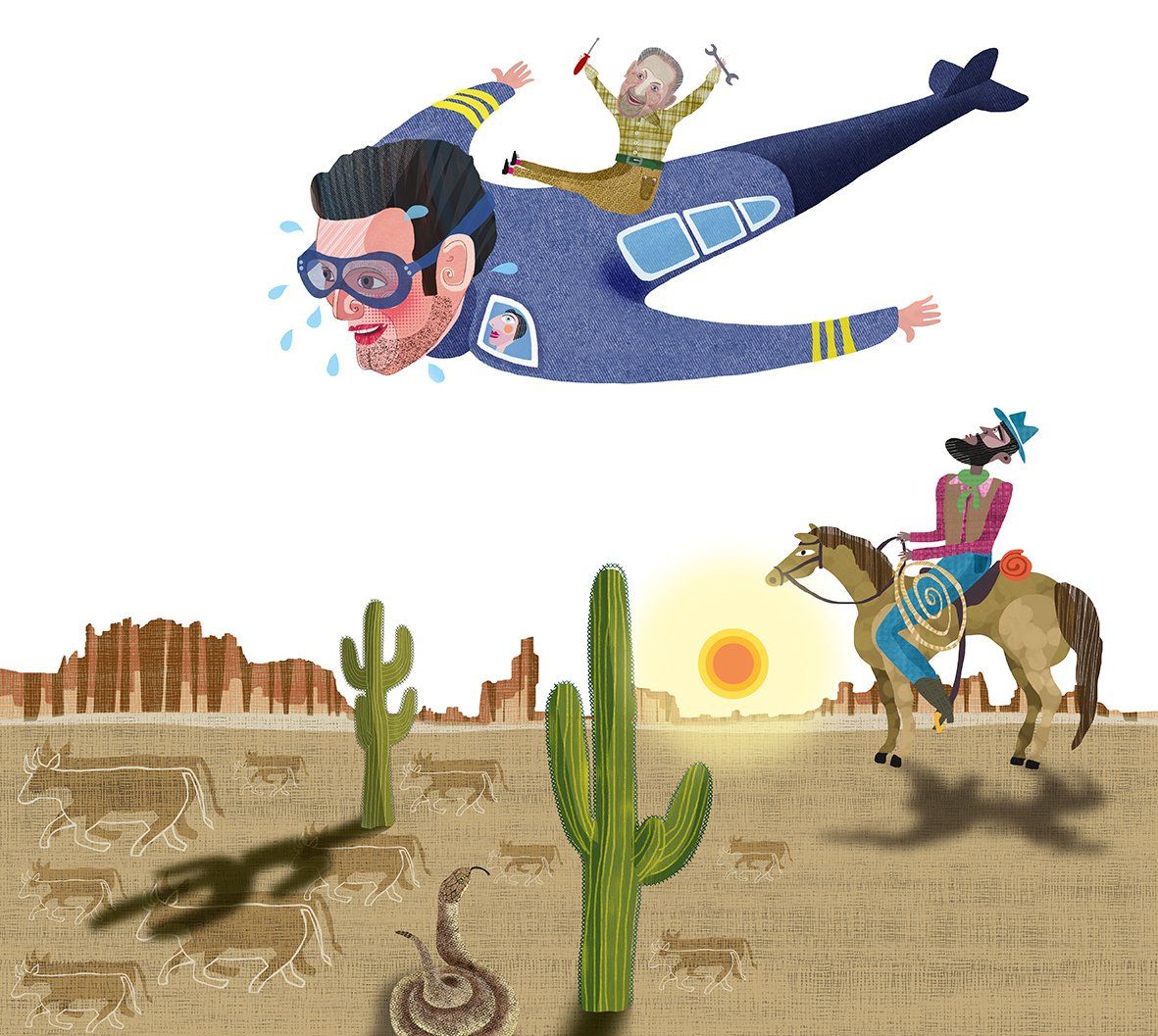 Mein erstes Mal: Jungfernflug im Wüstenwind