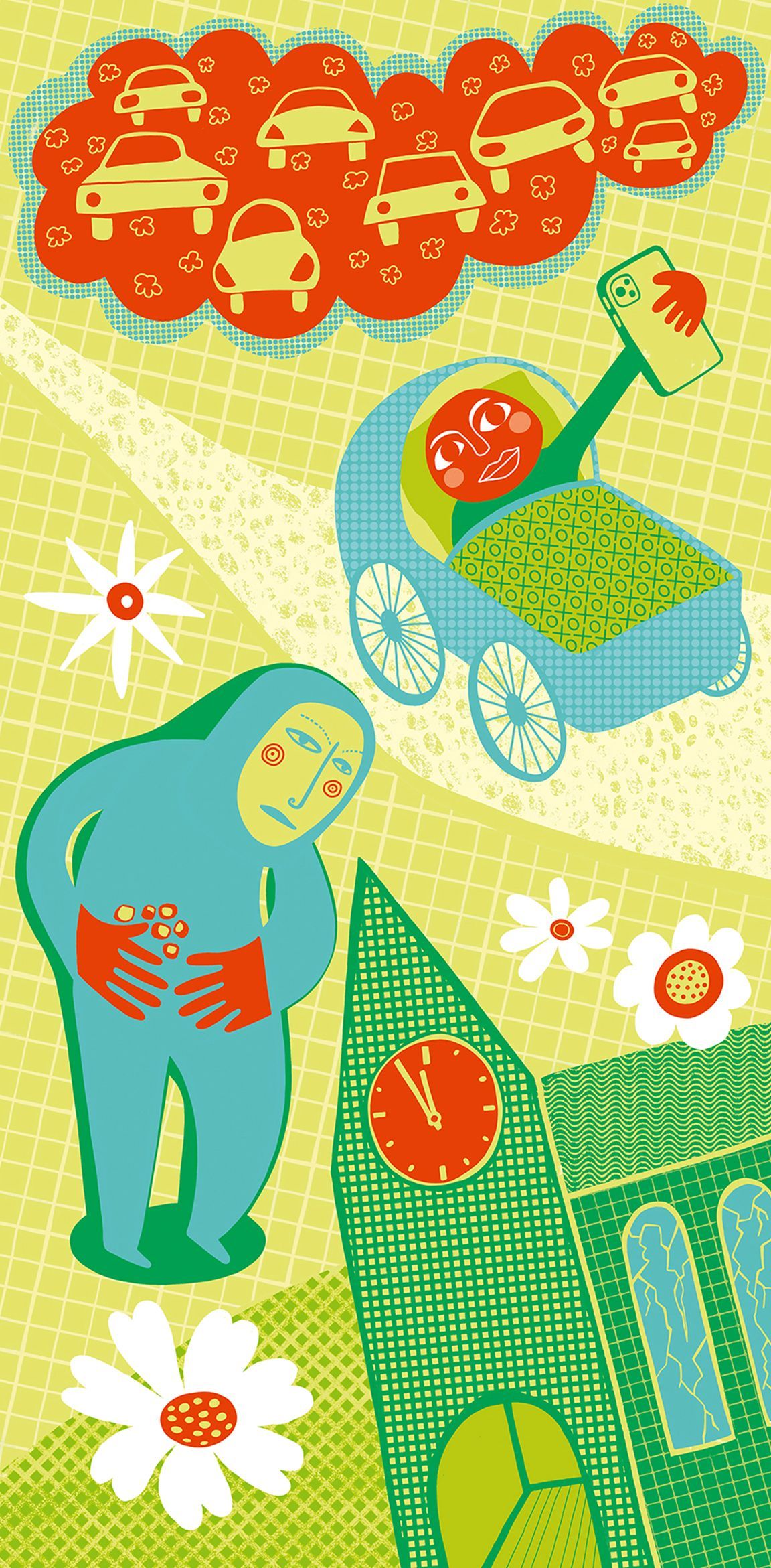 Weser-Kurier am Wochenende (10./11. Juni 2023) Illustrationen zu Themen aus Wissenschaft, Medizin, Familie, Geschichte, Politik. #Editorial Illustration