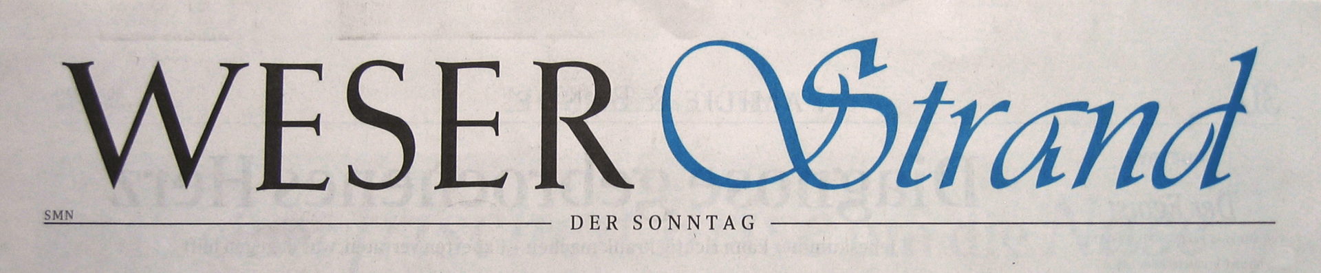 Weser Strand Weser Strand, Weser Kurier