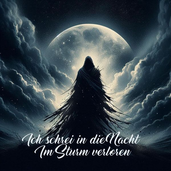 Ich schrei in die Nacht Im Sturm verloren Ich schrei in die Nacht
Im Sturm verloren