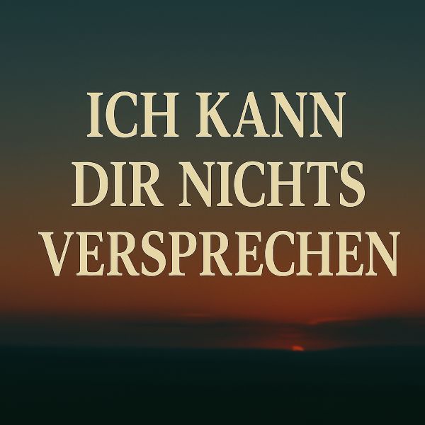 Ich kann dir nichts versprechen Ich kann dir nichts versprechen