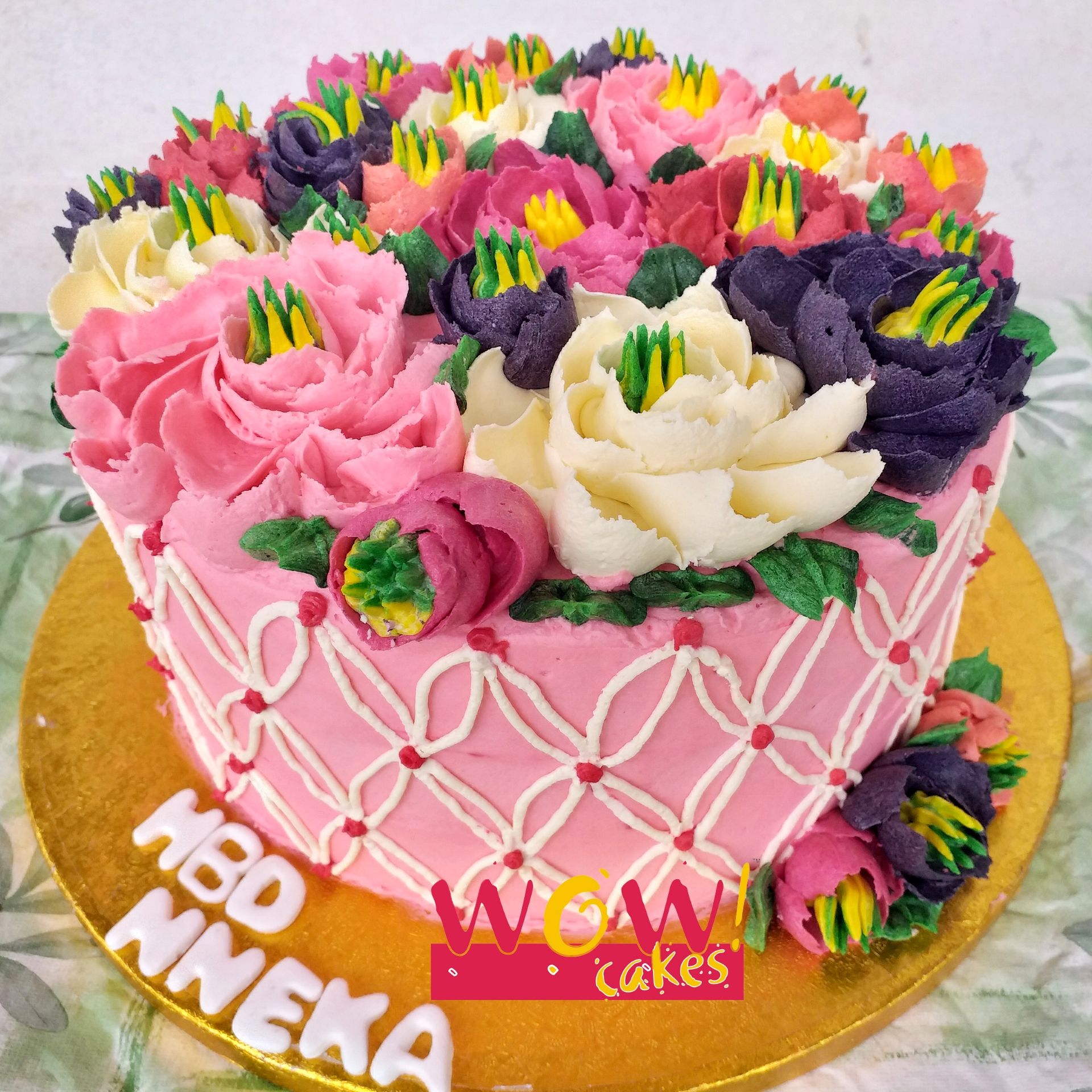 Flower Bouquet Cake for Women