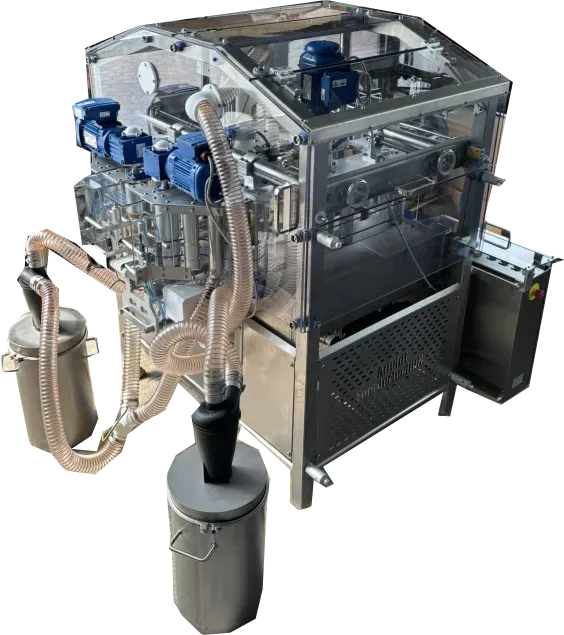 Flow Surface Can Cleaner reinigt zylindrische Verpackungen schnell und effizient - Affeldt Fördertechnik
