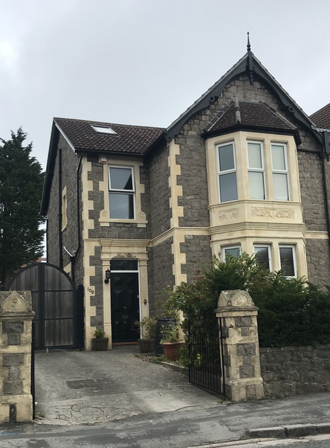 Traditional colours door and window treatments