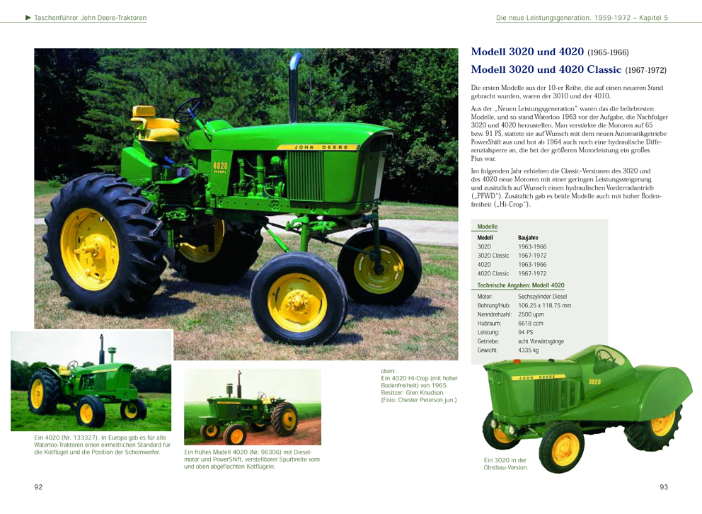 Projektbeispiel Taschenführer John Deere Blick ins Buch