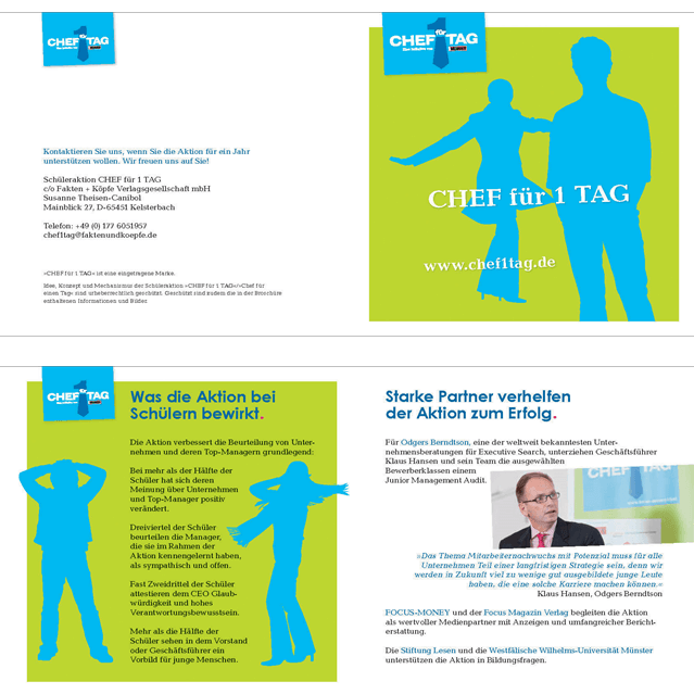 Projektbeispiel Flyer Business