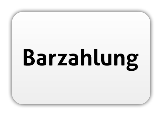 Barzahlung bei Abholung Barzahlung