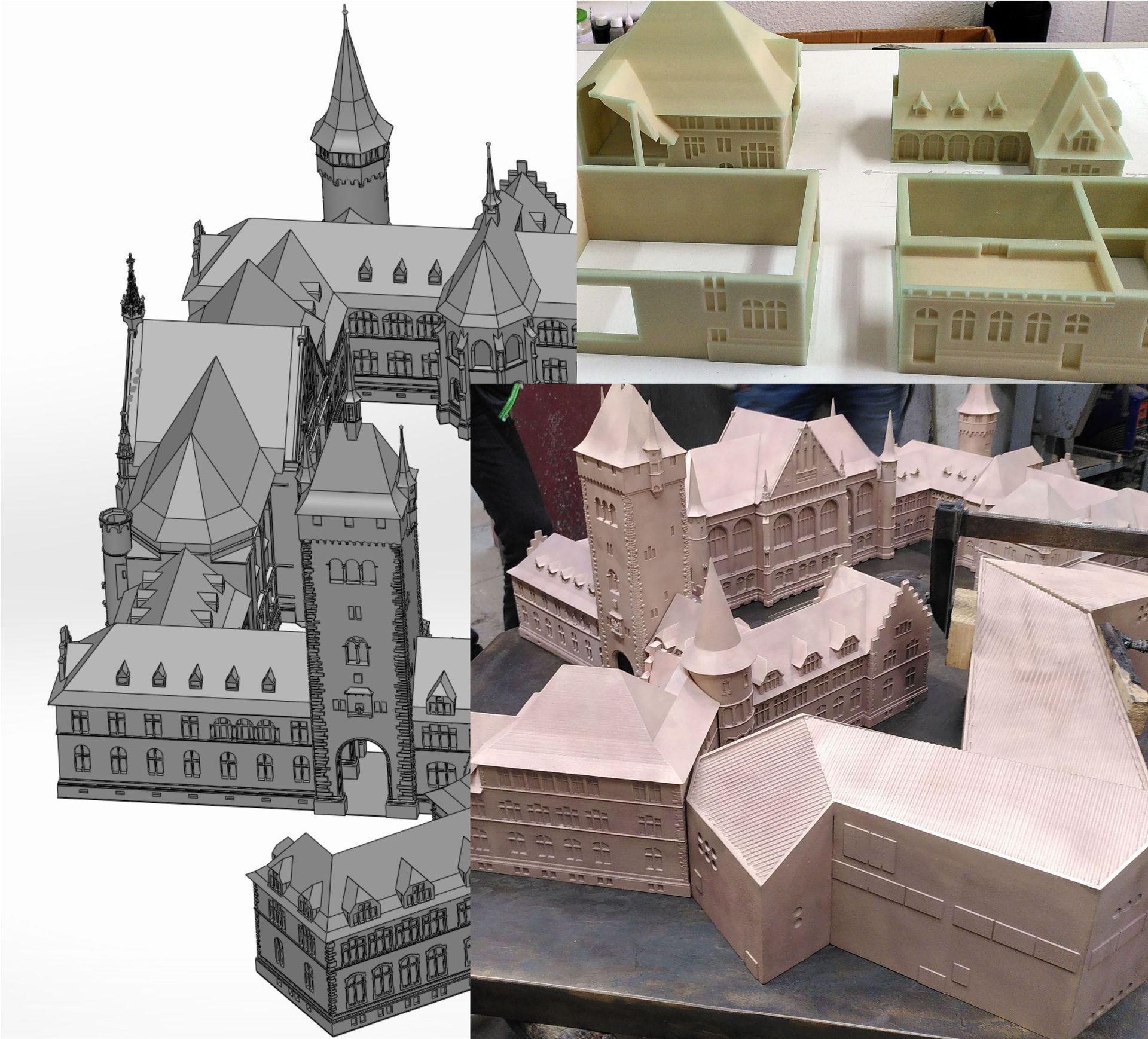 Bronzeguß-Modell Landesmuseum Zürich