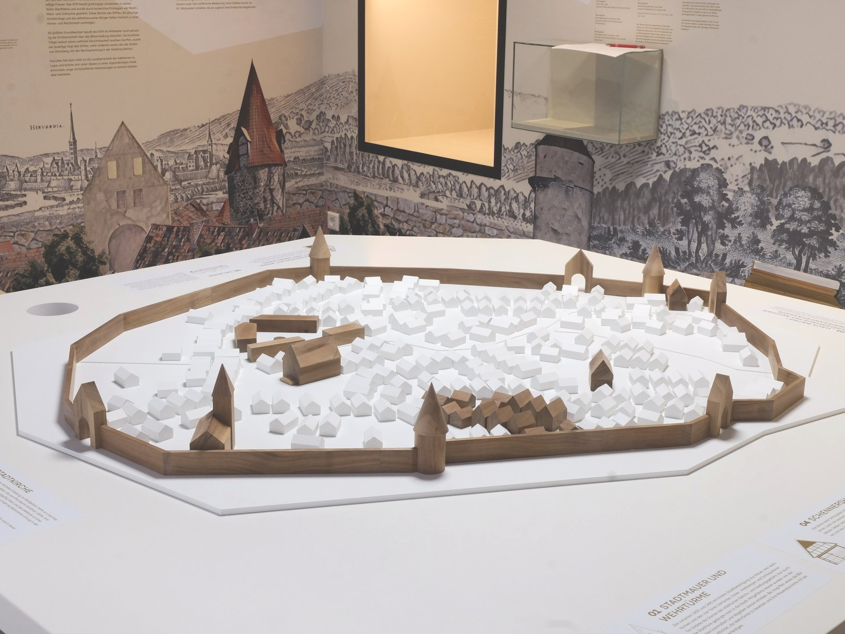 Modell der Stadt Bad Salzuflen historisch