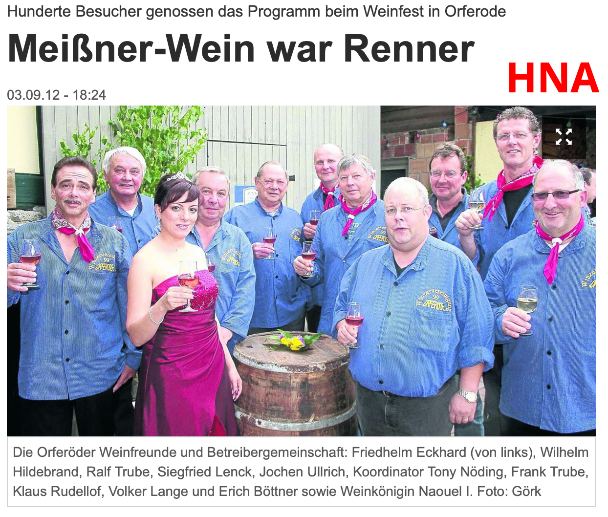 Link zum Artikel HNA