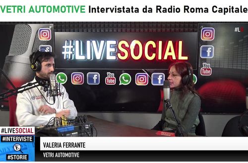 Clicca per visionare il video Vetri Automotive intervista Radio Roma Capitale