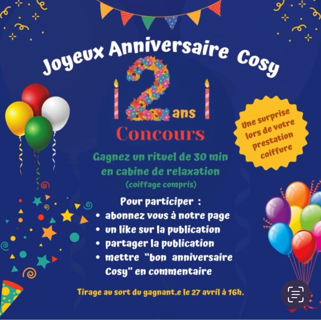 2 ans COSY