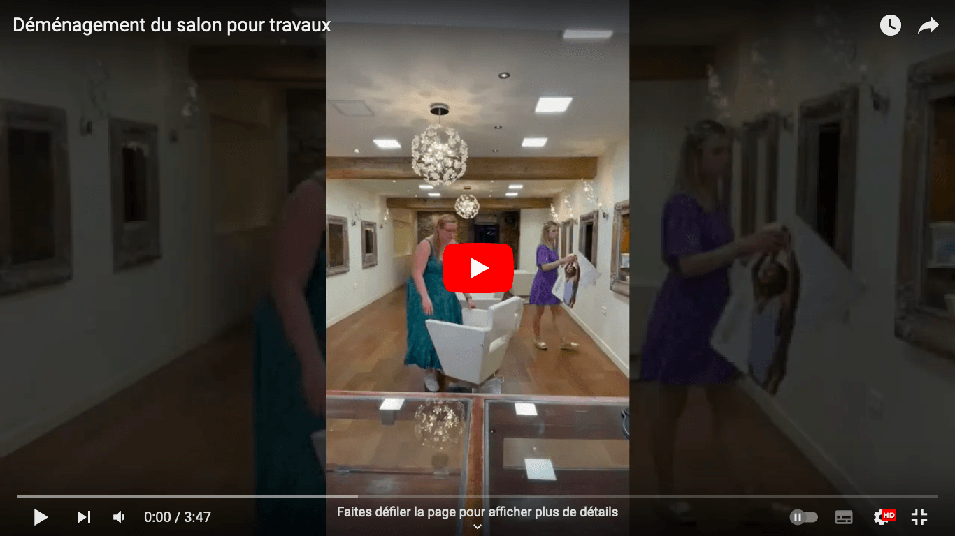 VIDEO YOUTUBE sur la 1ère étape des Travaux