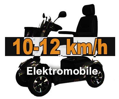 Elektromobile 10 km/h Seniorenmobile