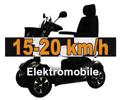 Elektromobile 15 km/h Seniorenmobile