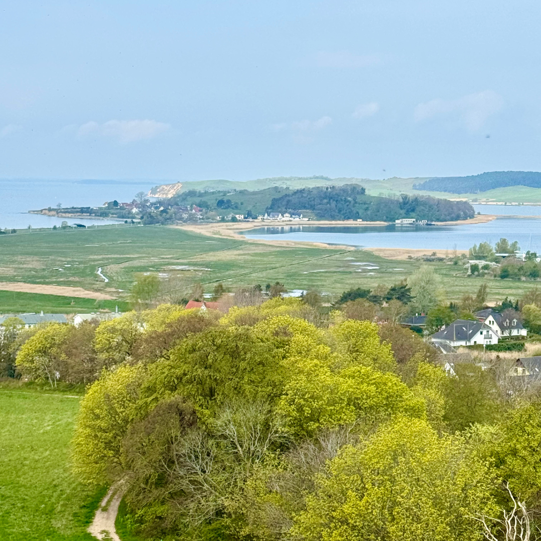 Blick vom Lotsenturm Blick auf Thiessow | Fasten auf der Ostseeinsel Rügen mit fastenfit