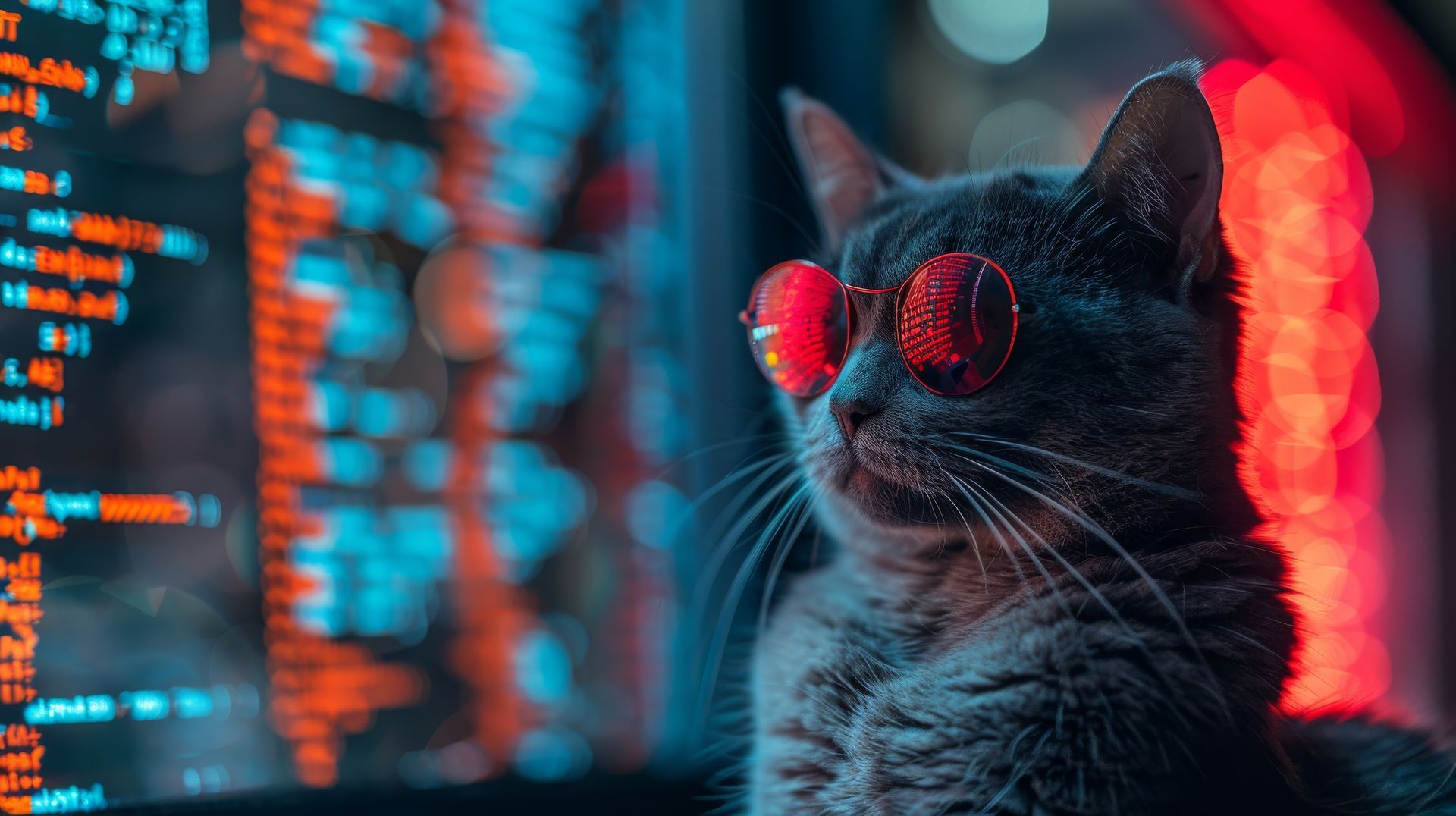 AdobeStock 832765684 Cat Computer Code - Generiert mit KI