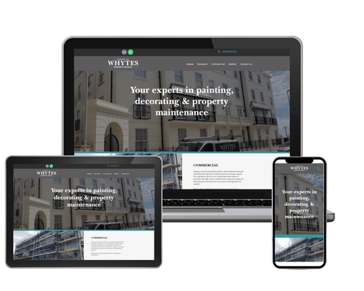 Whytes Property Services Ltd website designed by Genesis Digital Media